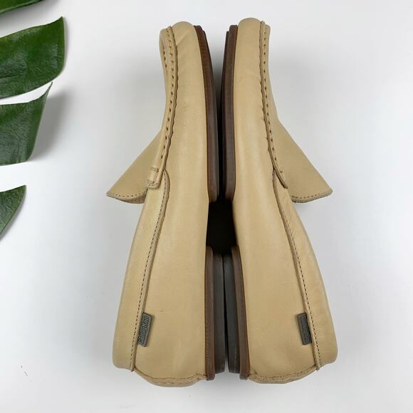 Callaghan Moccasins Slip On Shoes Tan Leather Flats Women's 37 US 6.5 - Picture 9 of 14